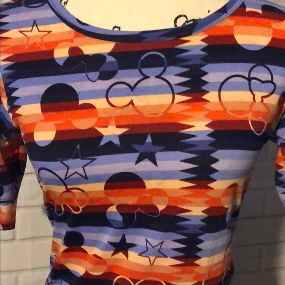 LuLaRoe Disney Mickey/Minnie dress size S - Picture 3 of 5